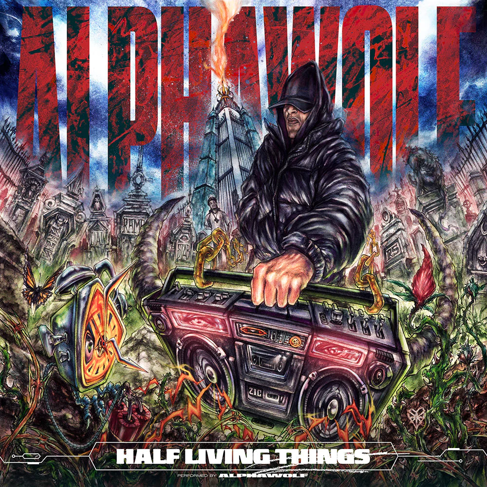 Alpha Wolf - Half Living Things - Album Cover